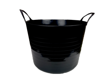 TRUG FLEXI CONTENTES 40 L, BLACK TRUG FLEXI CONTENTES 40 L, BLACK HEIGHT 355 MM DIAM. 440 MM