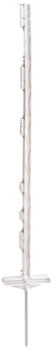 Plastic fence post WZ 2100/140 D (white)