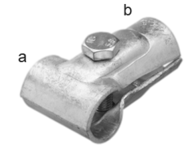 R 42  T-CLAMP DIVIDED R 42  T-CLAMP DIVIDED 2" X 2" (60X60) MADE OF LOW-ALLOY STEEL AND HOT-DIP GALVANIZED