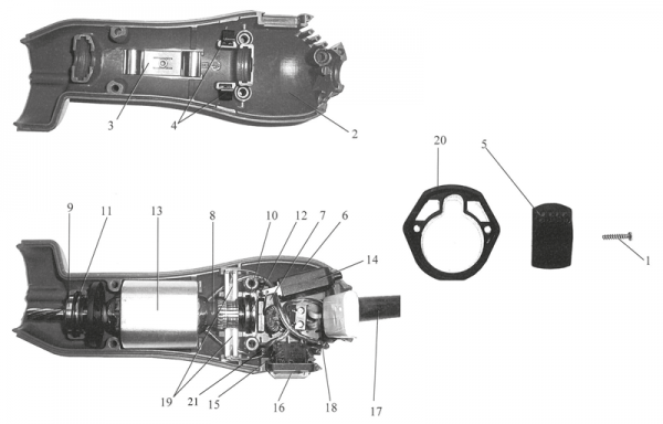 Motor für Cutli / 1400-10 DC