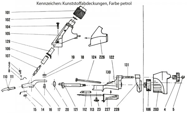 Scherkopf V für Super Profi 3000 / 1300-2-TD