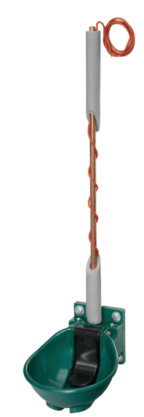 Drinking bowl SB 2 H RBH low pressure with pipe heat tracing cable 24 Volt / 54 Watt (frost-free up to approx. -20°C)