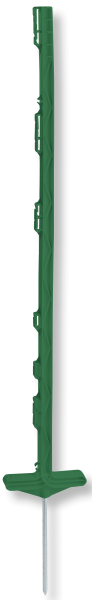 Plastic fence post WZ 2100/140 D G (green)